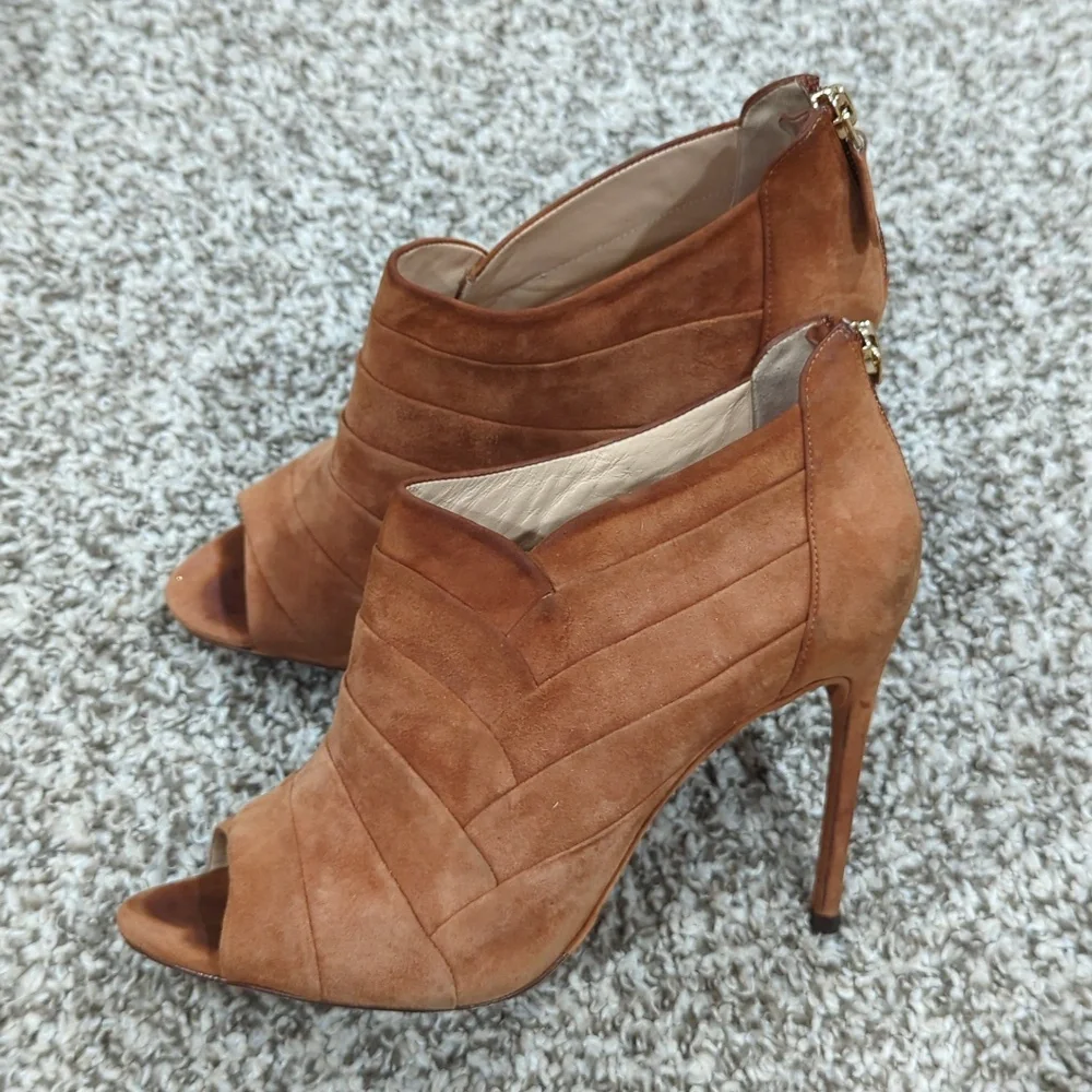 Alexandre Birman 37 1/2 Camel Suede 4